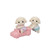Sylvanian Families Flora Rabbit Twins set with 2 baby rabbit figures