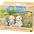 Sylvanian Families Blossom Gardening Set - Flora Rabbit siblings with flowers