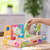 Wooden Lollipop Pretend Play Set box featuring product details and age information