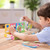 Wooden Lollipop set showing variety of lollipop shapes and colour combinations