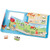 Farm Puzzle Play Set open book showing farm animal text and illustrations