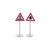 SIKU Road Signs - speed limit and warning signs detail