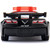 SIKU Corvette ZR1 Police Car die-cast 1:87 - rear view showing police car detail