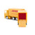 SIKU DHL truck side profile showing yellow body with red DHL branding