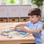Melissa and Doug Underwater Gear Puzzle all gear pieces fitting correctly on board