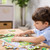 Melissa and Doug Animal Chase Gear Puzzle all pieces correctly placed on board