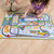 Race Around World Puzzle showing track route through different countries