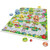 Orchard Toys Snakes and Ladders game board close-up showing friendly illustrated snakes