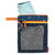 Skip Hop Spark Style Wet Bag Rocket open showing waterproof lining