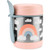 Skip Hop Spark Style Rainbow Insulated Food Jar front view rainbow print