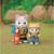 Latte Cat Baby figure with exploration-themed accessories
