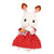 Chocolate Rabbit children figures close-up with detailed clothing
