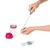 OXO Tot grey bottle brush with sponge tip detail