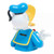 Disney Donald Duck Ceramic Money Bank side view