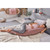 Theraline Muslin Maternity & Nursing Pillow - Sand Beige | Peekaboo Baby
