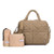 Babymel Willow Nappy Bag Tote - Oat | Peekaboo Baby