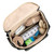 Babymel Lennox Nappy Bag Backpack - Black Interior View | Peekaboo Baby
