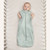 ergoPouch Organic Sheeting Sleeping Bag 1 TOG Sage newborn in bag