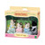 Sylvanian Families Tuxedo Cat Family parent figures close-up
