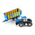 SIKU New Holland Knicklenker and silage trailer - rear view