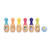 Bluey Wooden Skittle Set | Peekaboo Baby