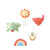 Skip Hop Geometric Wonders Activity Gym crinkle sun sensory toy close-up