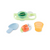 Skip Hop Tub to Table Plant Splash Set pieces pouring water in bath