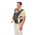 Ergobaby Omni Deluxe Carrier Graphite Grey front outward carry position
