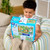 Orchard Toys Peter Rabbit McGregor Garden Jigsaw close-up of puzzle pieces with Peter Rabbit