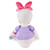 Disney x GUND Daisy Duck side view with velour bow and periwinkle eyeshadow