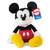 Disney x GUND Classic Mickey Mouse front view red corduroy pants