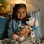 Disney x GUND Toothpick Patch black and white spotted plush detail