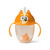 The First Years Bluey Weighted Straw Sippy Cup - Bingo - Official Bluey Toy | Peekaboo Baby