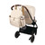 Skip Hop Forma Next Oat Nappy Bag back view stroller straps