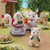 Sylvanian Families Snow Leopard Family father figure with outfit