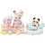 Sylvanian Families Amusement Park plane ride with Sylvanian figures
