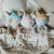 Bunnies by the Bay Sleepy Skipit Puppy Plush Toy 24cm angled side view