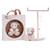 Chic & Love Bailey Bear Bag Charm & Emerald Birthstone Necklace May - close-up detail view | Peekaboobaby