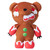 Deddy Bears Christmas Gingerbear Plush Toy 30cm in Bag - front view