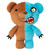 Deddy Bears Series 2 Two-Fur Plush Toy 30cm in Bag - front view