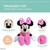 Disney Baby Minnie Mouse Large Plush 38cm - front view | Peekaboobaby