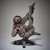 Edge Sculpture Hanging Sloth Figurine angled side view