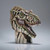 Edge Sculpture Miniature T-Rex Bust Figurine front view