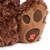GUND Forever Friends Philbin Chocolate Teddy Bear - 45cm - feature detail view | Peekaboobaby