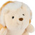 GUND Snuffles Friends Tea Hedgehog Plush - 26cm - side profile view | Peekaboobaby
