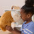 GUND Snuffles Friends Tea Hedgehog Plush - 26cm - feature detail view | Peekaboobaby
