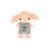 Soft plush baby Dobby the house-elf doll wearing a grey outfit with Dobby is Free embroidered on the front