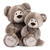 GUND Mukki Woodgrain Teddy Bear Plush - Small - feature detail view | Peekaboobaby