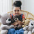 GUND Fuzzy Grey Teddy Bear Plush - 34cm - packaging box | Peekaboobaby