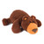GUND Tush Lying Teddy Bear Plush - 35cm - detail close-up | Peekaboobaby